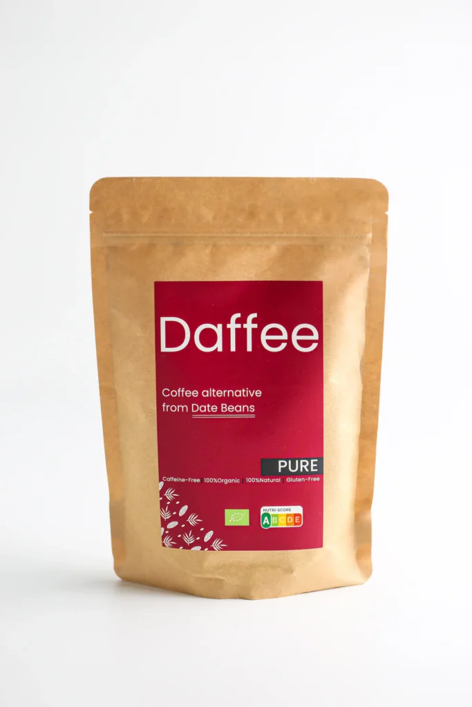 Dateļu kauliņu kafija – dabiski bez kofeīna DAFFEE 250g · 1